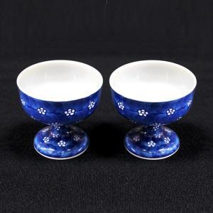 仏具 おしゃれ 御仏飯器 御茶湯器 セット 梅地紋 桐箱入 源右衛門窯