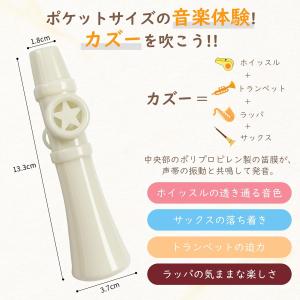 カズー 楽器 膜振動式 吹奏楽器 楽譜不要 す...の詳細画像2