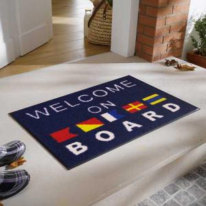 玄関マット　Welcome on Board　50×75cm｜nakajima