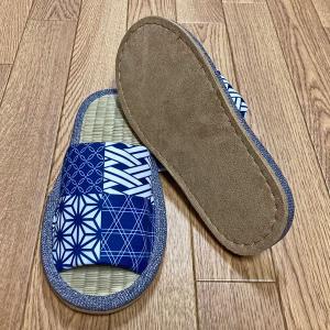 スリッパ(紳士、和柄、畳中) Lサイズ(27c...の詳細画像3