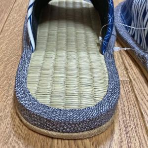 スリッパ(紳士、和柄、畳中) Lサイズ(27c...の詳細画像4