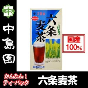 六条麦茶 ティーバッグ ノンカフェイン 健康茶 中島園｜nakajimaen