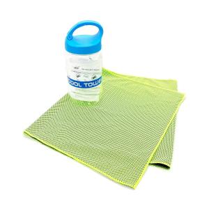 スポーツ：all Cool COOL TOWEL クールタオル  CT001-GR  何度も使えるひんやりクールタオルスポーツ/家トレ/宅トレ/ラン/ジョグ/ヨガ/ジム/トレーニング/…