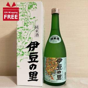 【ギフト包装無料】純米酒 伊豆の里 720ml 万大醸造 化粧箱入り 静岡 伊豆 地酒 お土産 人気 熱燗 清酒 伊豆 地図
