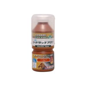 和信ペイント ガードラックアクア プロ仕様の水性屋外木部用塗料 1回塗 高着色 塗替最適 オレンジ 270ml