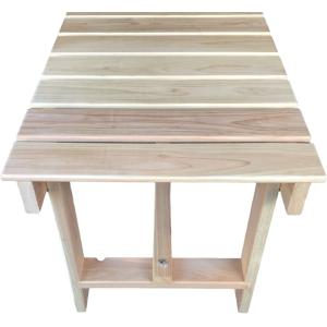 国産桧縁台(ウッドベンチ) 幅60cm 奥行3...の詳細画像2