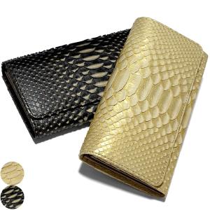 オリジナルパースNakamura パイソンレザー長財布 　中古良品 革財布店オリジナルパースナカムラ - Yahoo!ショッピング
