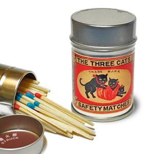 レトロラベル缶マッチ・猫003 : ナカムラマッチ - 通販 - Yahoo