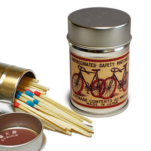 レトロラベル缶マッチ・自転車002