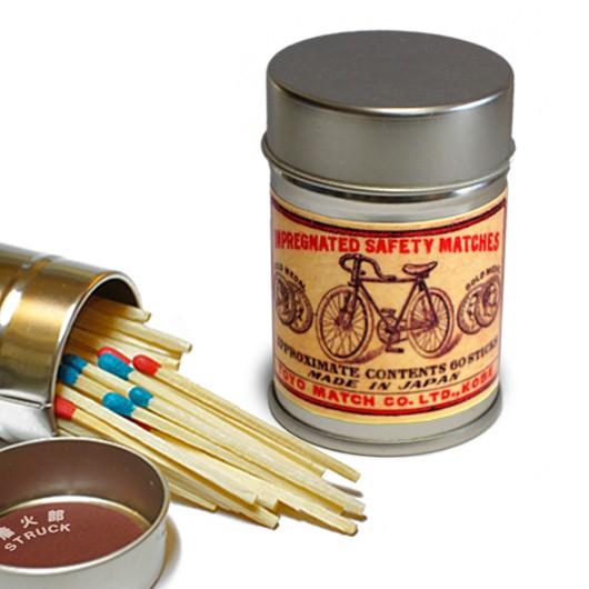 レトロラベル缶マッチ・自転車003