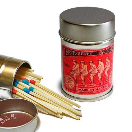 レトロラベル缶マッチ・自転車005