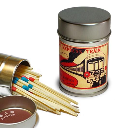 レトロラベル缶マッチ・鉄道003