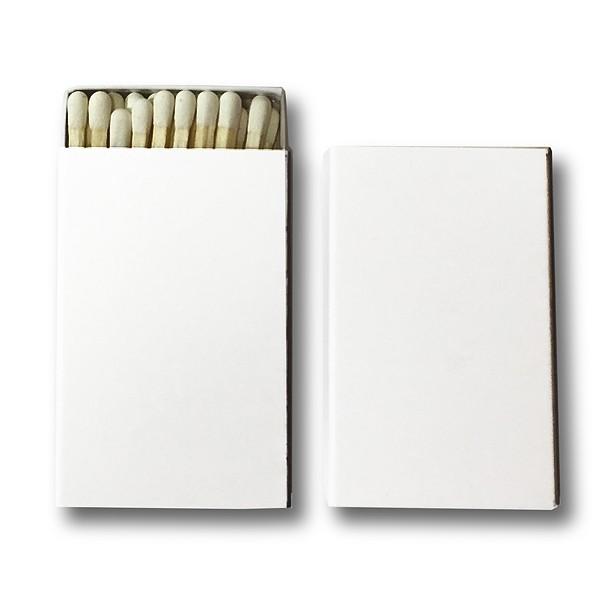 白無地シリーズ 中箱マッチ・寸２型(１００箱 - １セット)