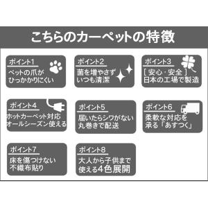 カーペット 6畳 安い 日本製 おしゃれ 絨毯...の詳細画像1