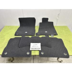 レクサス LS500 VXFA50 フロアマット／フロアーマット 純正 5枚 セット 程度良好 ブラック GVF 55 Fスポーツ B-1 017875