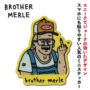 ステッカー 車 かっこいい ブランド おしゃれ スマホ BROTHERMERLE スケーター アメリカン カワイイ カスタム シール モバイル 002