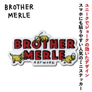 ステッカー 車 かっこいい ブランド おしゃれ スマホ BROTHERMERLE スケーター アメリカン カワイイ カスタム シール モバイル 003