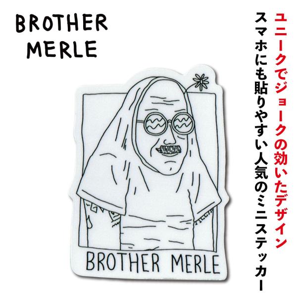 ステッカー 車 かっこいい ブランド おしゃれ スマホ BROTHERMERLE  スケーター アメ...