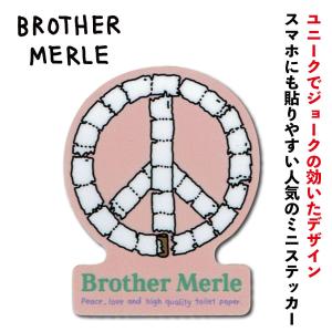 ステッカー 車 かっこいい ブランド おしゃれ スマホ BROTHERMERLE スケーター アメリカン カワイイ カスタム シール モバイル 012