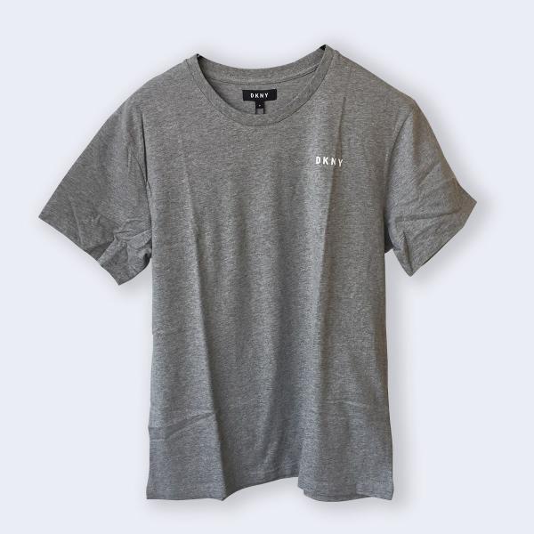 DKNY logo t-shirt in grey ダナキャラン ニューヨーク ロゴ Tシャツ グレ...