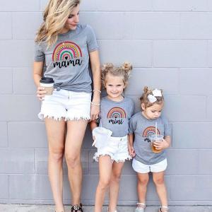 Tシャツ子供服男の子キッズベビー女の子メンズレディース親子コーデ親子ペアトップスお揃いティーツー｜nakanoshokai