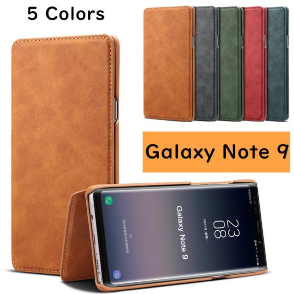 Galaxy Note 9 ケース Galaxy Note9 カバー 携帯カバー 手帳型ケース オシ...