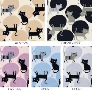 ドットキャッツ シーチング 猫 猫柄 にゃんこ...の詳細画像3