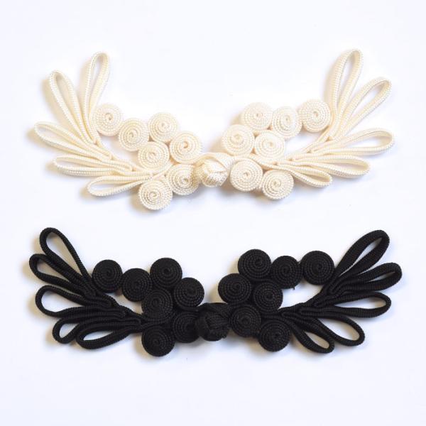 チャイナボタン 孔雀羽 一組売り フロッグボタン ボタン 紐ボタン 飾りボタン 結び飾り 洋裁パーツ...