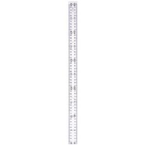 クロバー 曲線用定規50cm 25-056 定規 ものさし 曲線 計測 カーブ 柔軟