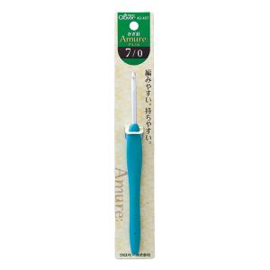 クロバーかぎ針 アミュレ 3/0号 2.3mm 編み物道具 42-403 : 手芸・生地
