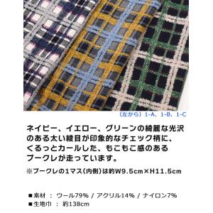 ウールドビーチェック エターミン ウール生地 ...の詳細画像1