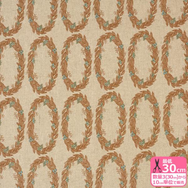 【Words of forest】 Wreath マカベアリスさんデザイン ハーフリネンキャンバス ...