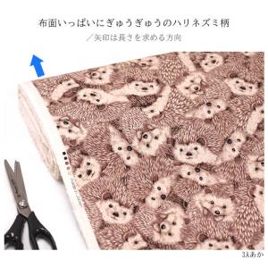 ぎゅうぎゅうハリネズミ 綿麻キャンバス ハリネ...の詳細画像1