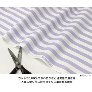 ゆめかわいいストライプ 15mm オックス パ...の詳細画像4