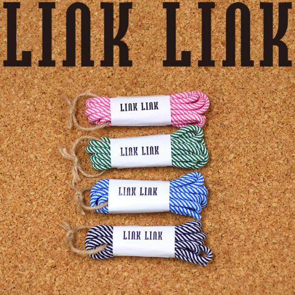 LINK LINK コード バイアス しましま 6mm巾 1.5m巻 ピンク グリーン サックス ブ...