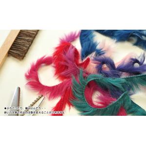 フェイクファーヤーン 約30mm巾 全7色 フ...の詳細画像2