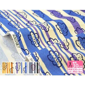 SOULEIADO ソレイアード オックス ムーシュ×ロビン A B C プリント生地 布 SLFO...