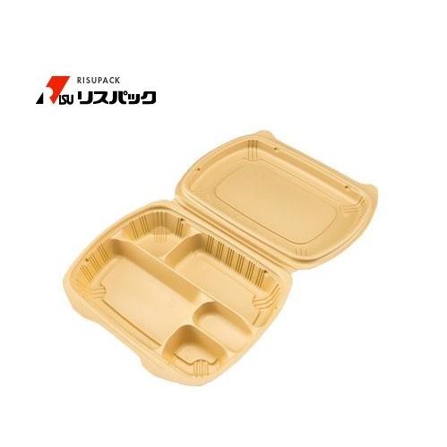 【200枚】バイオデリカ シェルBOX80-1 クラフトB 使い捨て 弁当容器 リスパック
