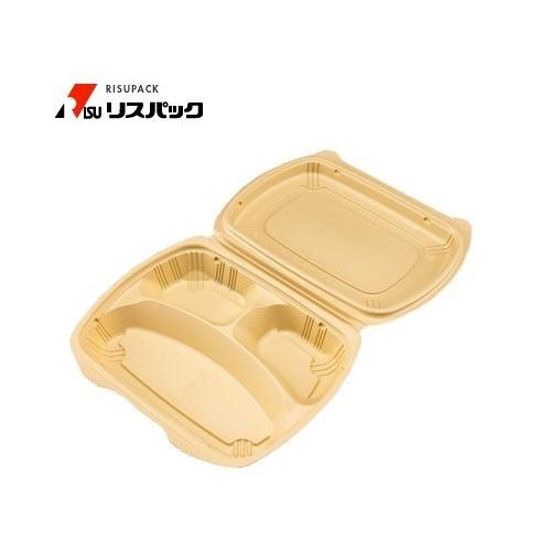 【200枚】バイオデリカ シェルBOX80-2 クラフトB　使い捨て 弁当容器 リスパック