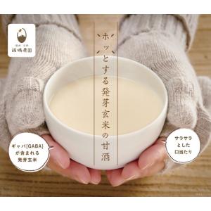 【飯嶋農園】発芽玄米 甘酒【信州たてしな仕込み】　500ｇ×6本セット