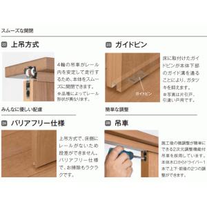 上吊方式 上吊り戸 片引戸標準タイプ 枠付引き戸 枠付引き戸 内装建具 リビング建材 その他 ラシッサ Asuk Laaトステム Ntswlh150 ナカサダイレクト 上吊り戸