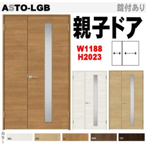 送料無料　ラシッサＳ リクシル室内ドア/親子ドア（開き戸）ASTO-LGBトステム 開き戸 内装 建具 枠付ドア ユニットドア｜nakasa