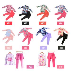 水着 キッズ水着 女の子 ラッシュガード セパ...の詳細画像1