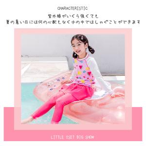 水着 キッズ水着 女の子 ラッシュガード セパ...の詳細画像4
