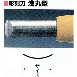 三木章 彫刻刀 浅丸型 1mm