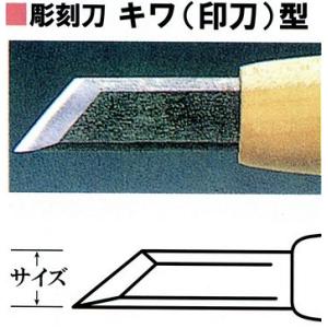 三木章　彫刻刀　キワ型　６ｍｍ