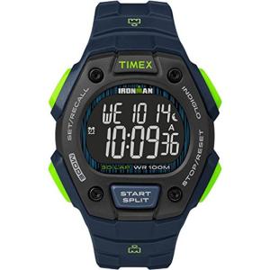 Timex Men's TW5M18800 Ironman Classic 30 Blue/Lime/Negative Resin Stra