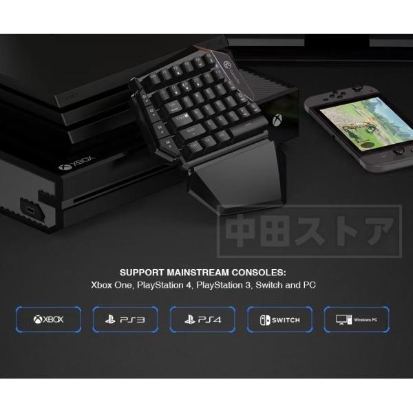 ゲーミングキーボード マウスセット 青軸 ゲーミングキーボードマウスセット 片手 ps4 switc...