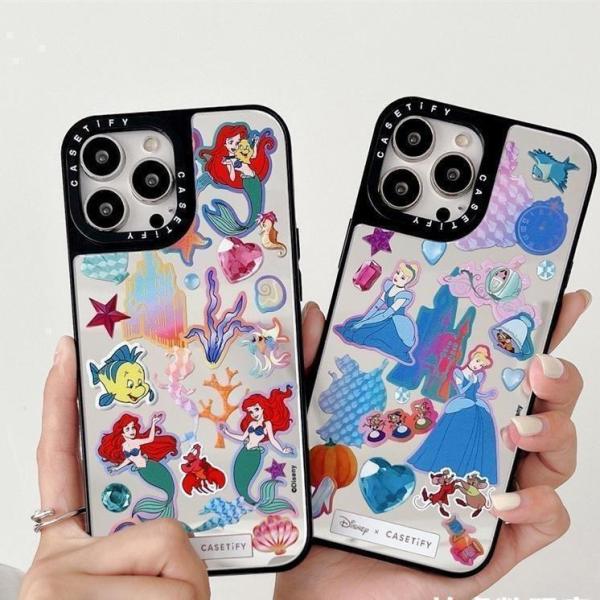 CASETiFY スマホケース 欧米 マーメイド 人魚姫 シンデレラ プリンセス かわいい インスタ...