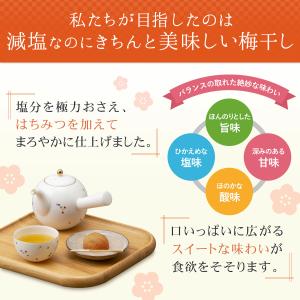梅干し はちみつ梅 減塩 400g 塩分3% ...の詳細画像1